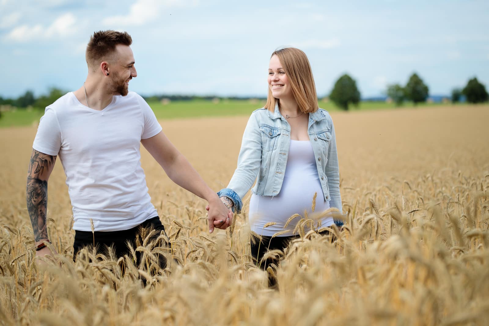 Těhotenské focení v Konstantinových Lázních